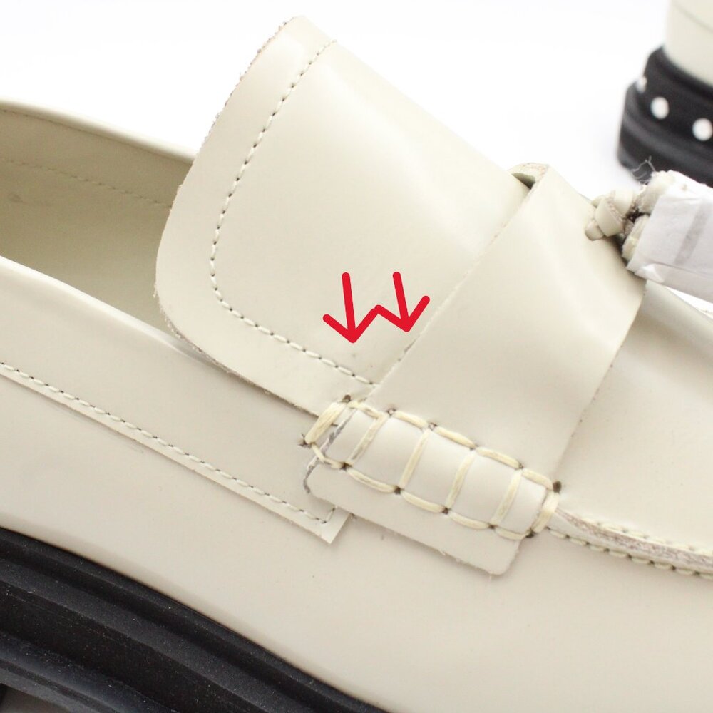 Free People Teagan Tassel Loafers in Antique Ivory US Women's Size 11 - Picture 14 of 15